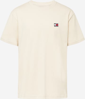 Tommy Jeans T-Shirt 'Classic' in Beige: predná strana