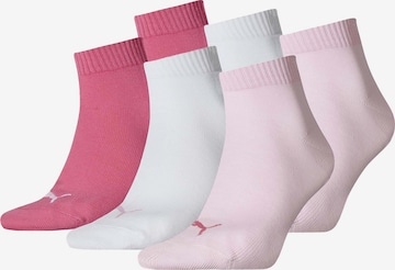 Chaussettes PUMA en rose : devant