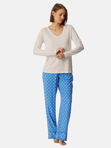 SCHIESSER Slaapshirt ' Mix & Relax ' in Wit