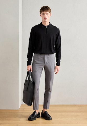 Lindbergh Slimfit Spodnie w kant 'Club' w kolorze szary