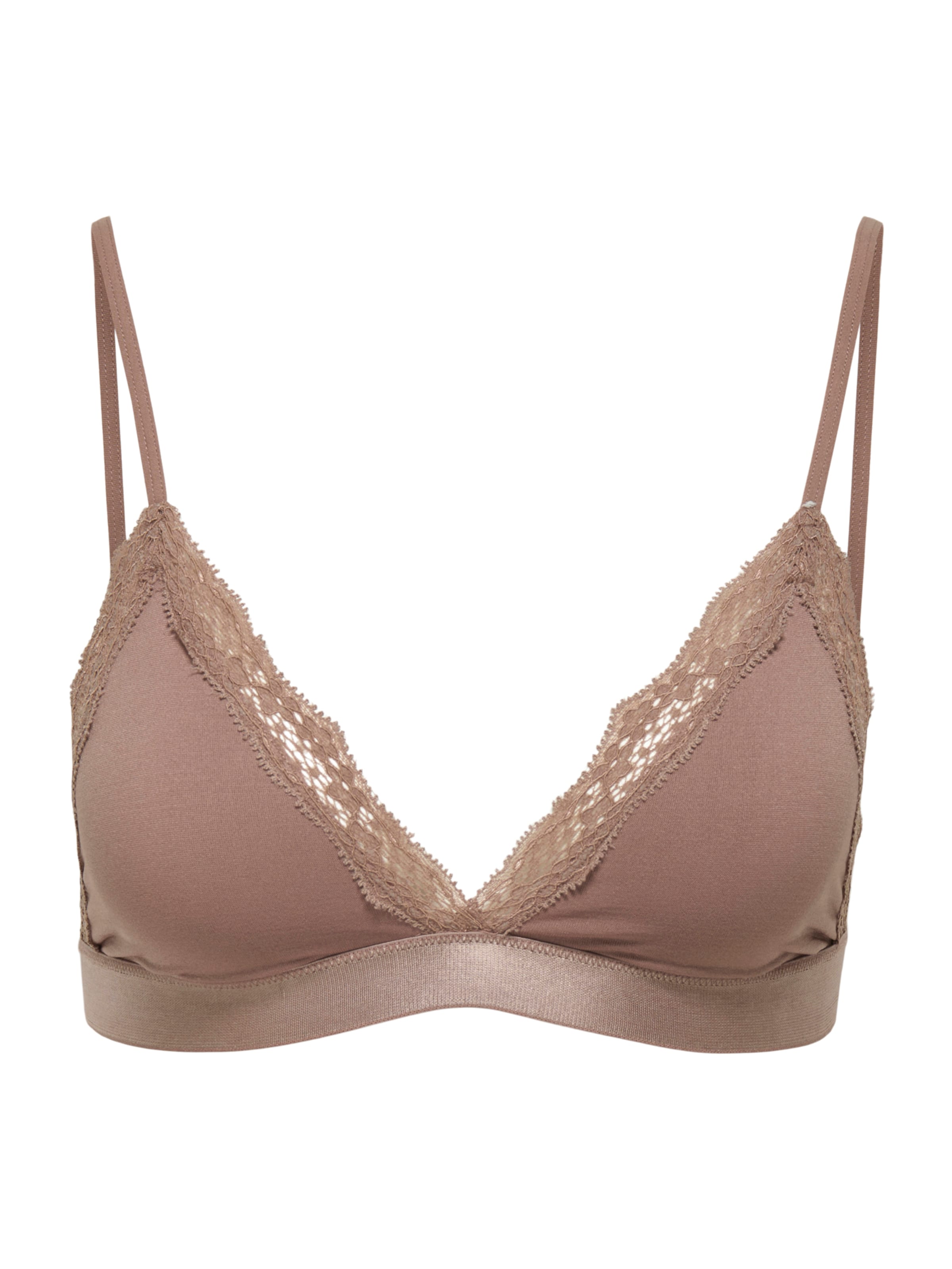 ONLY Triangle Bra 'ONLVICKY' in Brown: front