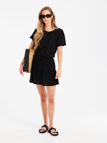 PROTEST Shirt 'PRTFolio' in Schwarz: Vorderseite