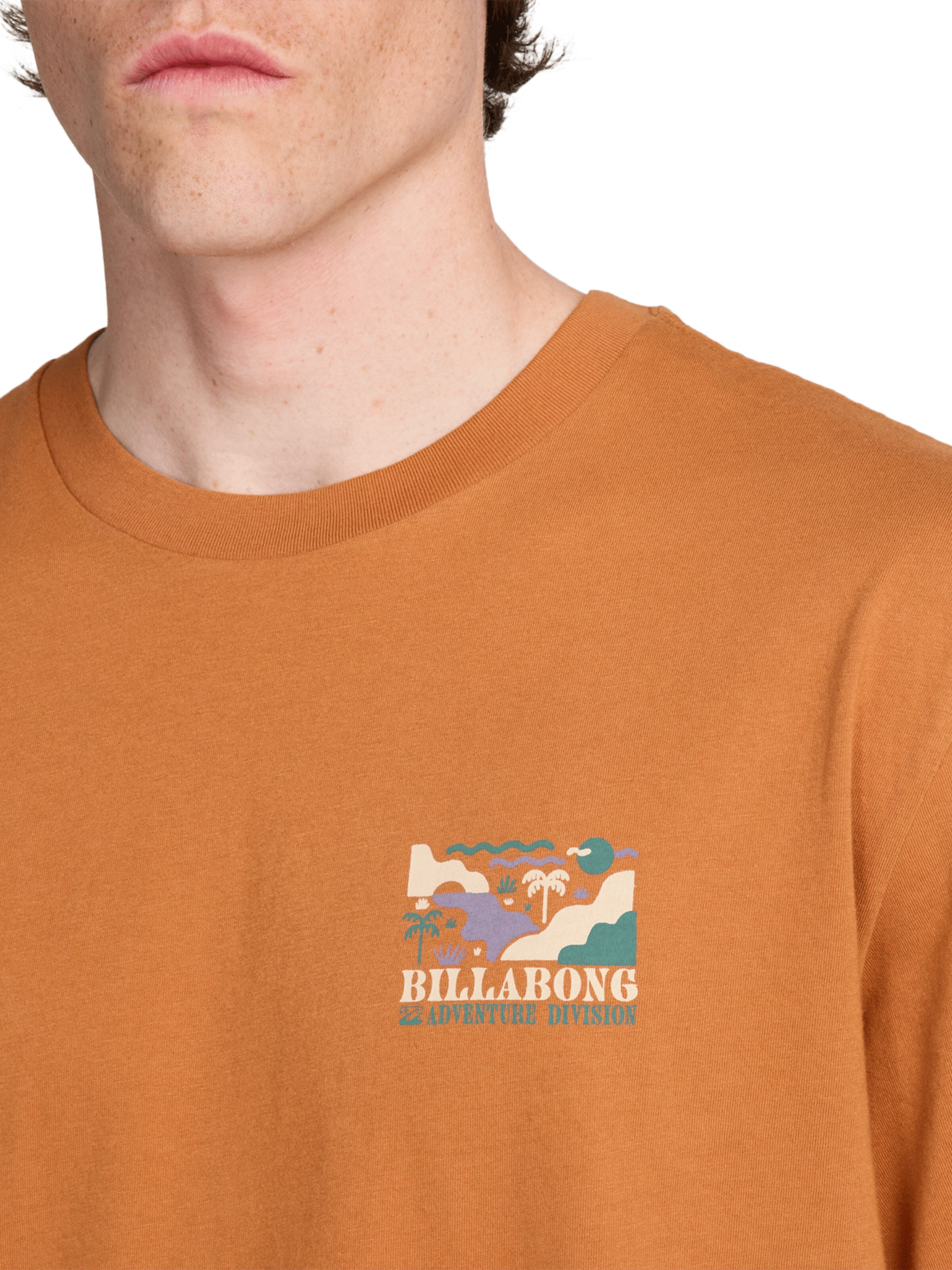 BILLABONG T-Shirt 'Range' in Braun