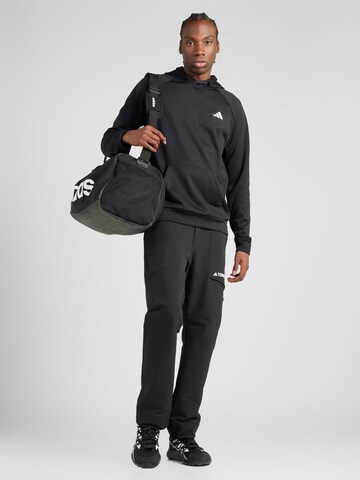 ADIDAS PERFORMANCE Athletic Sweatshirt in Black