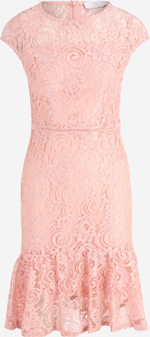 Robe de cocktail Wallis Petite en rose : devant