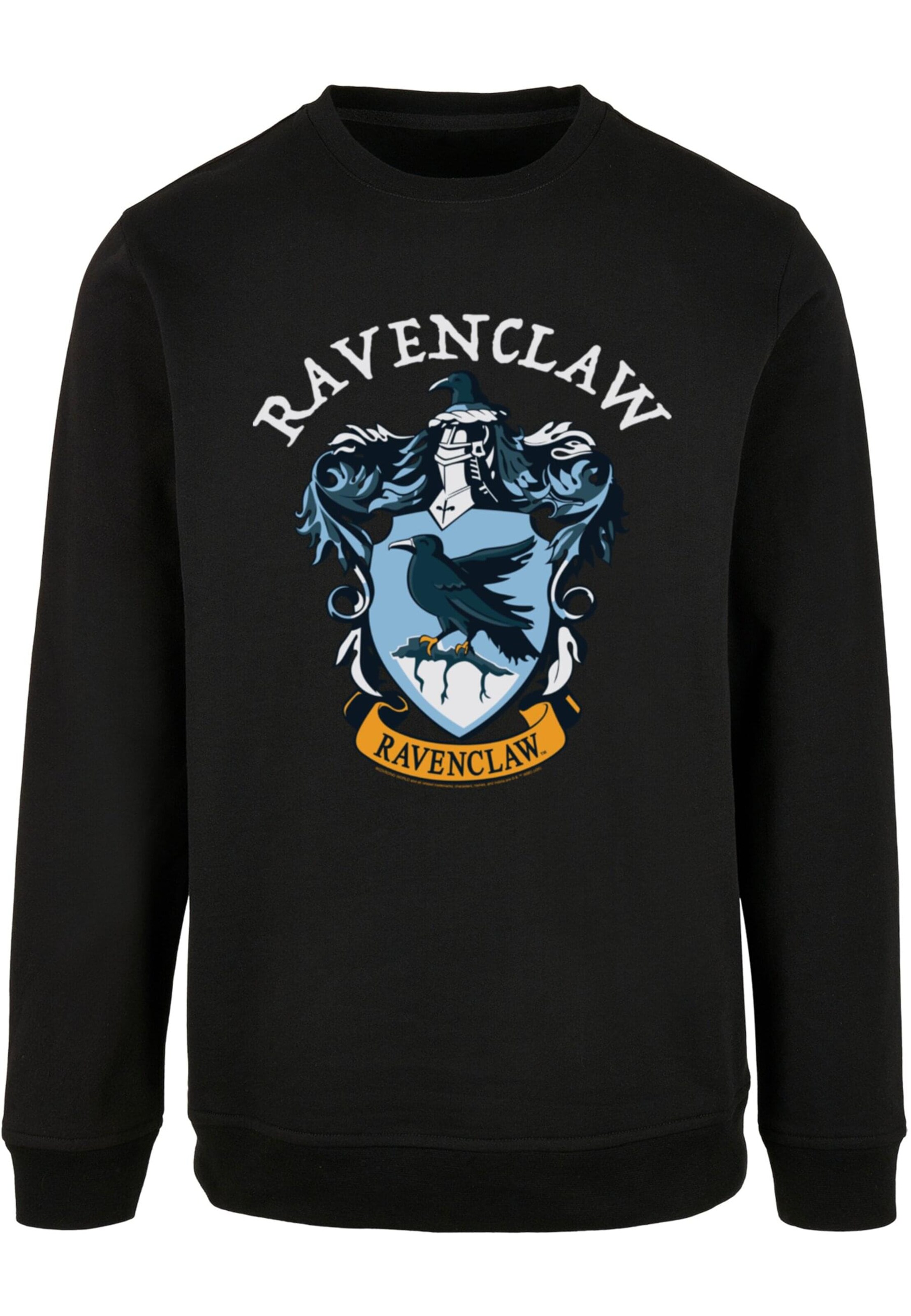 ABSOLUTE CULT Sweatshirt 'Harry Potter - Ravenclaw Crest' in Schwarz: Vorderseite