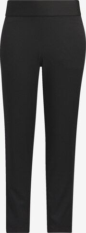 ADIDAS PERFORMANCE Regular Workout Pants in Black: front