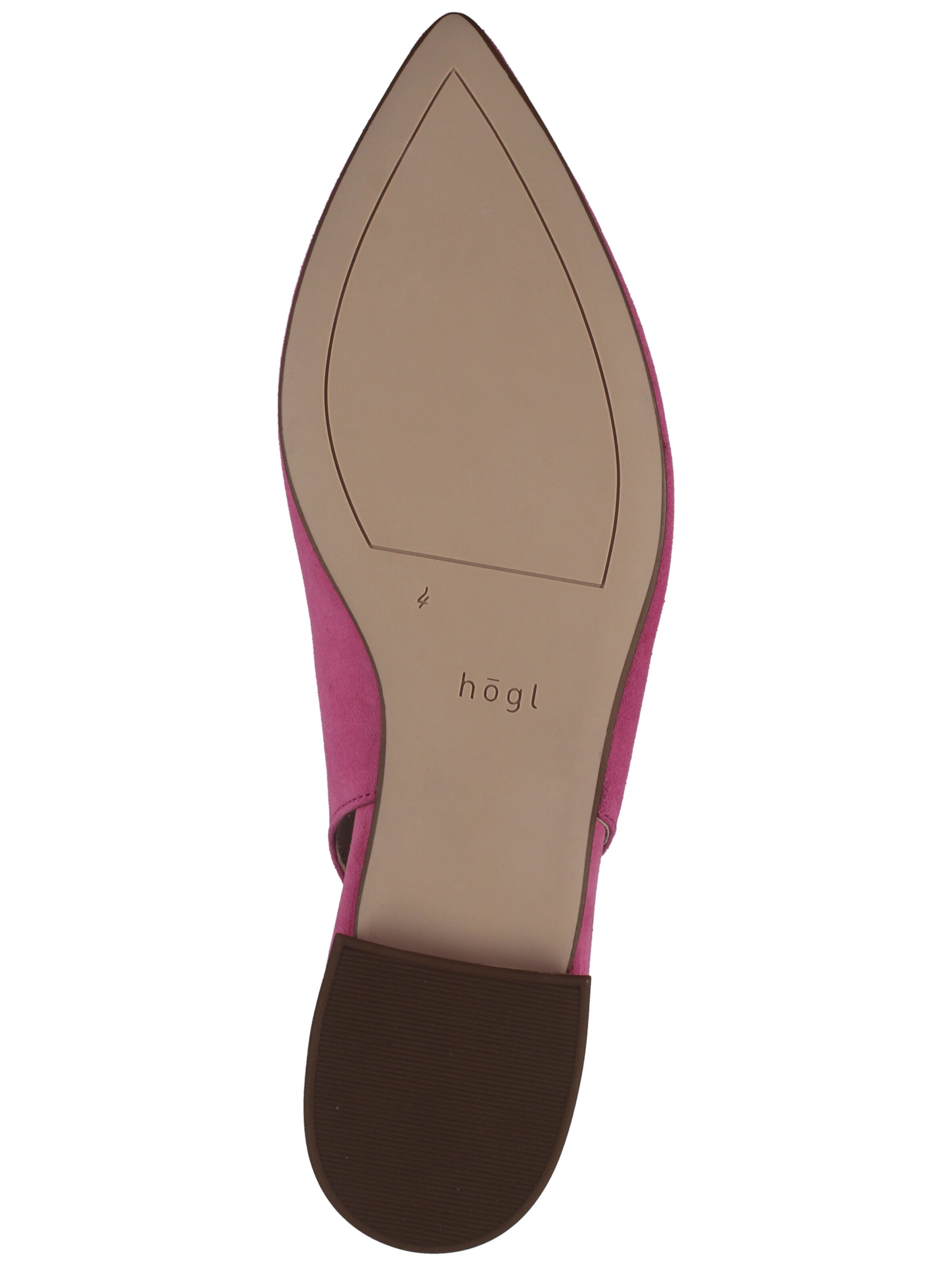 Ballerines 'Mona' Högl en rose