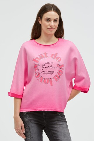 Soccx Sweatshirt in Red: front