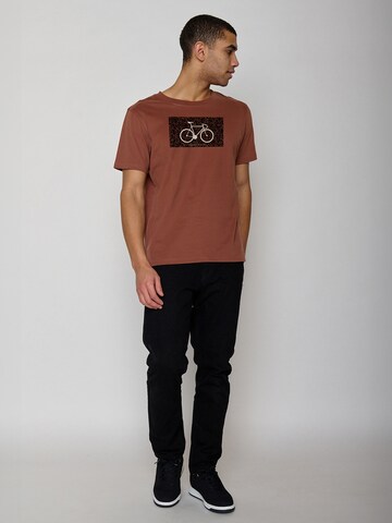 GREENBOMB Shirt 'Bike Cube' in Bruin