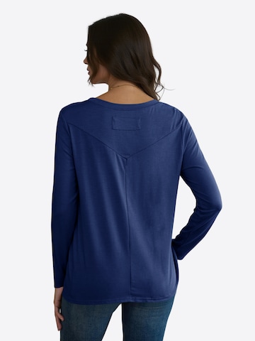 Imily Bela Tričko - Modrá: zadná strana