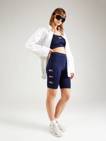 Skinny Leggings de la Tommy Jeans pe albastru