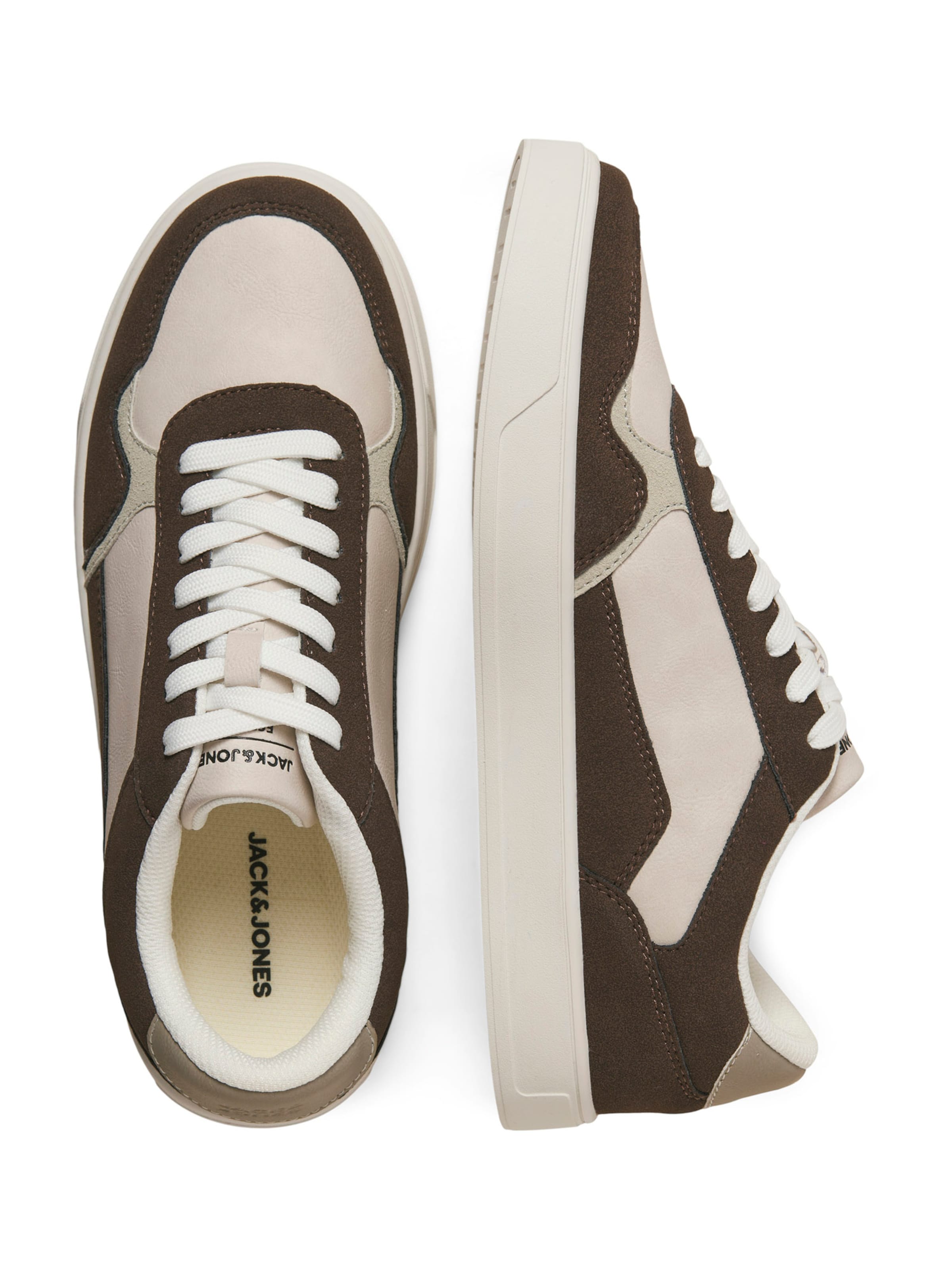 JACK & JONES Низкие кроссовки 'JFWMILO' в Коричневый