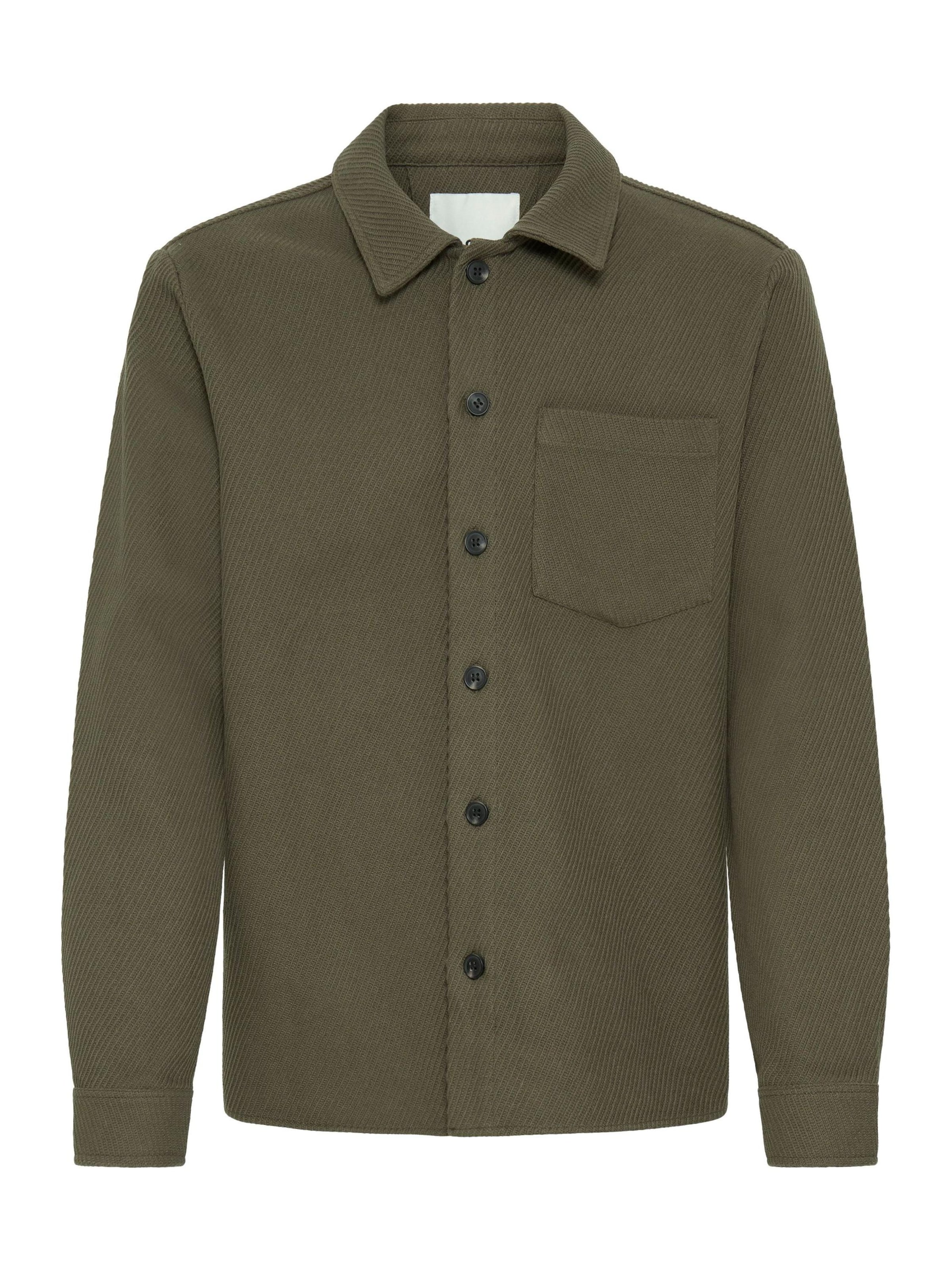 !Solid Between-Season Jacket 'Sdrenfred' in Green: front