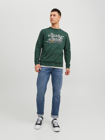 JACK & JONES Sweatshirt 'Becks' in Green