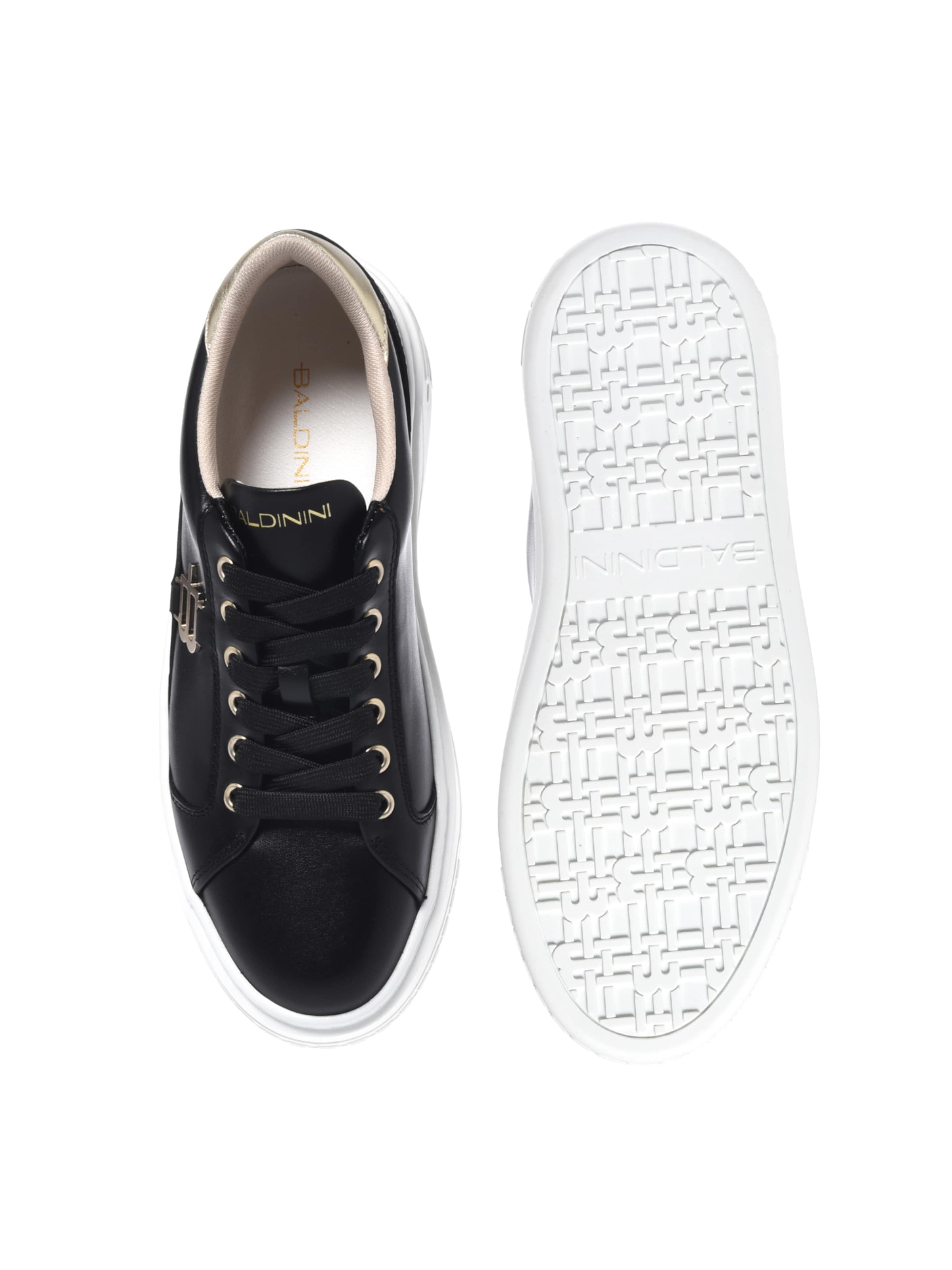 BALDININI Platform trainers in Black