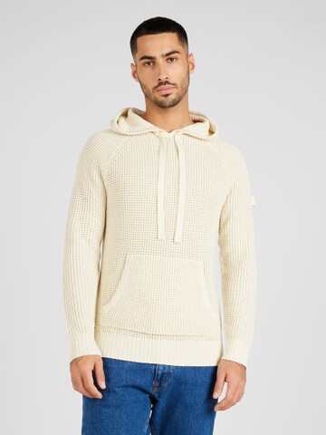 JOOP! Jeans Pullover 'Hoodor' i beige: forside