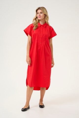 CULTURE Kleid 'CUBerri Antoinett' in Rot: Vorderseite