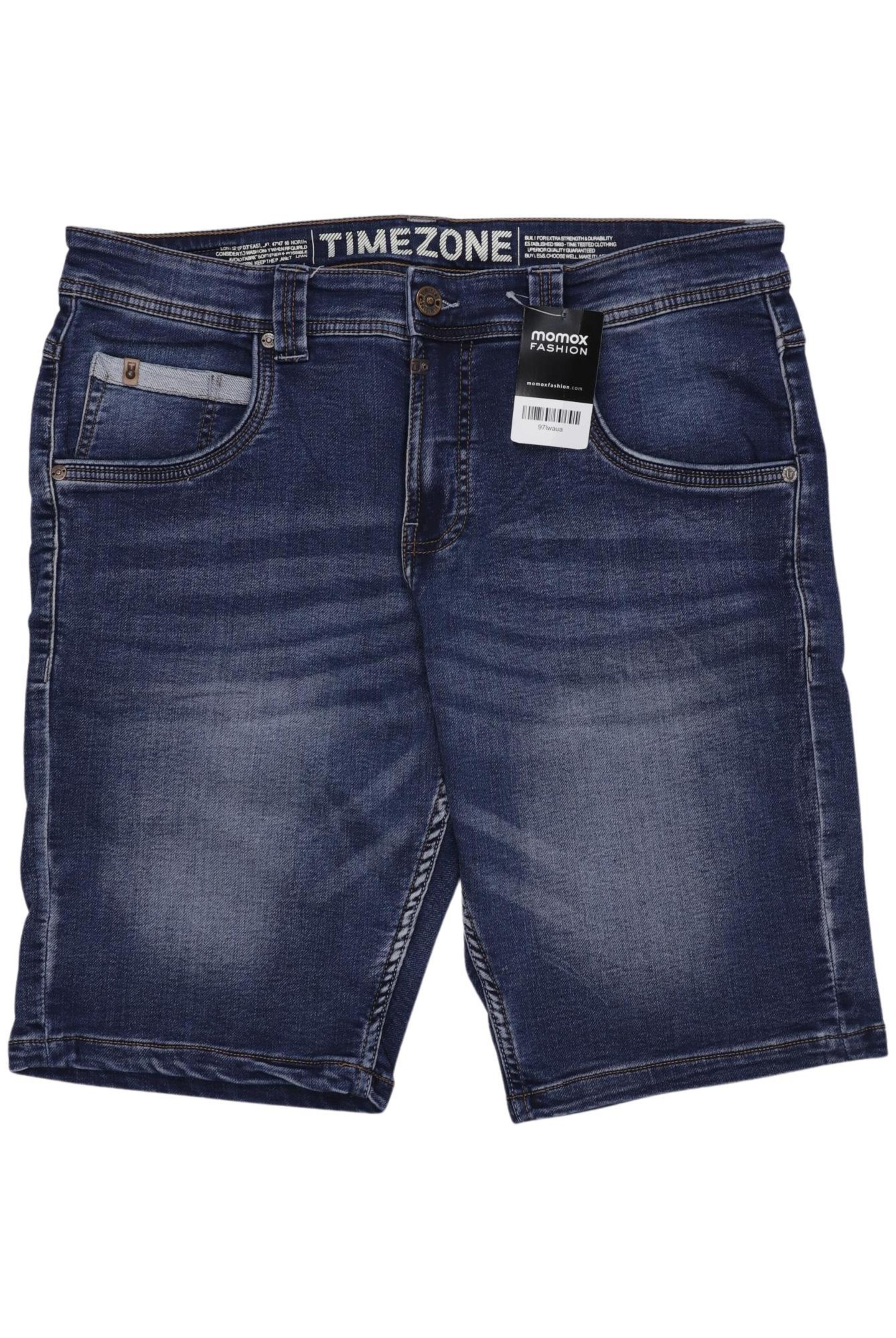 TIMEZONE Shorts in 35 in Blue: front