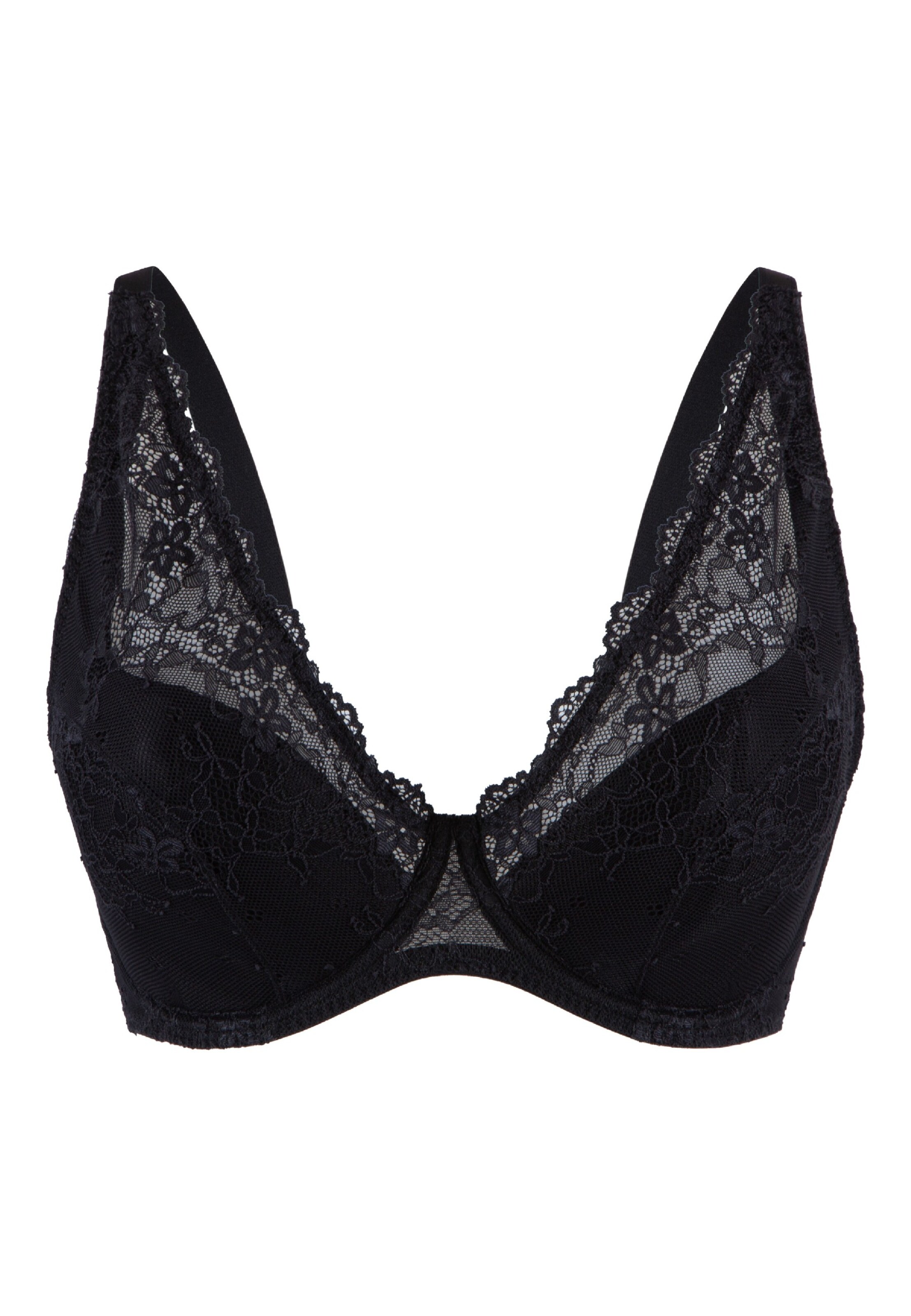 Triangolo Reggiseno di LingaDore in nero: frontale