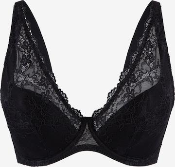 LingaDore - Triángulo Sujetador en negro: frente