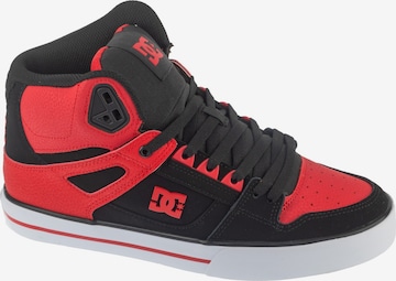 Baskets hautes 'Pure' DC Shoes en rouge : devant