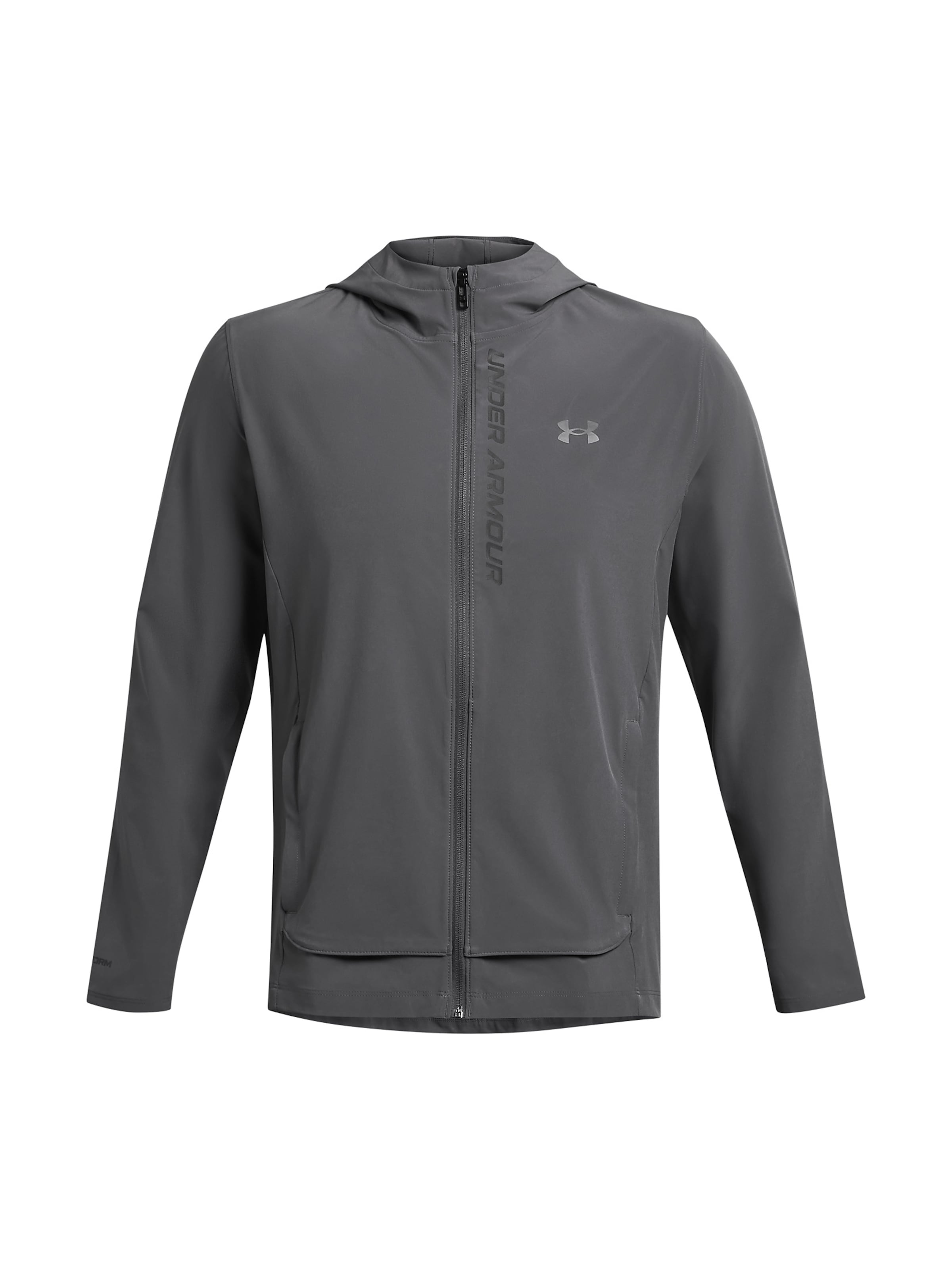 Giacca sportiva 'Outrun the Storm' di UNDER ARMOUR in grigio: frontale