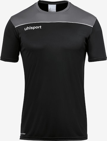 UHLSPORT Funktionsshirt in Schwarz: predná strana