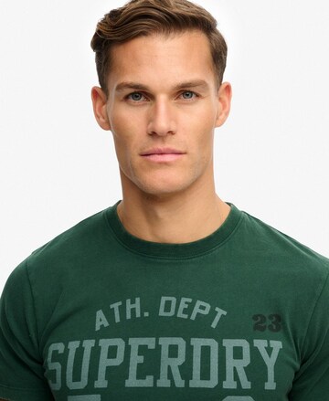 Superdry & Co Paita 'Vintage Prep' värissä vihreä