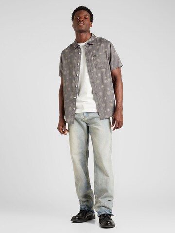 Coupe regular Chemise 'CHARTER' Brixton en gris