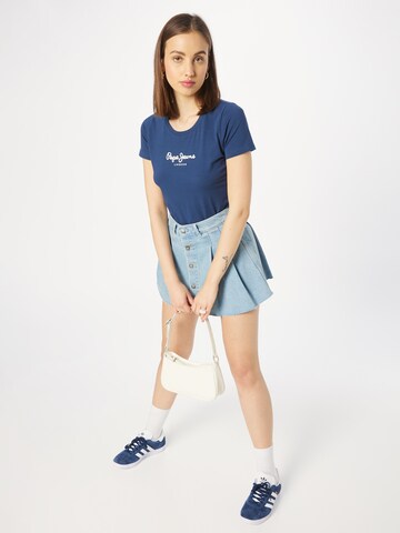 Pepe Jeans T-Shirt 'New Virginia' in Blau