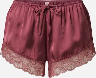 Hunkemöller Shorty 'Meili' en lie de vin, Vue avec produit