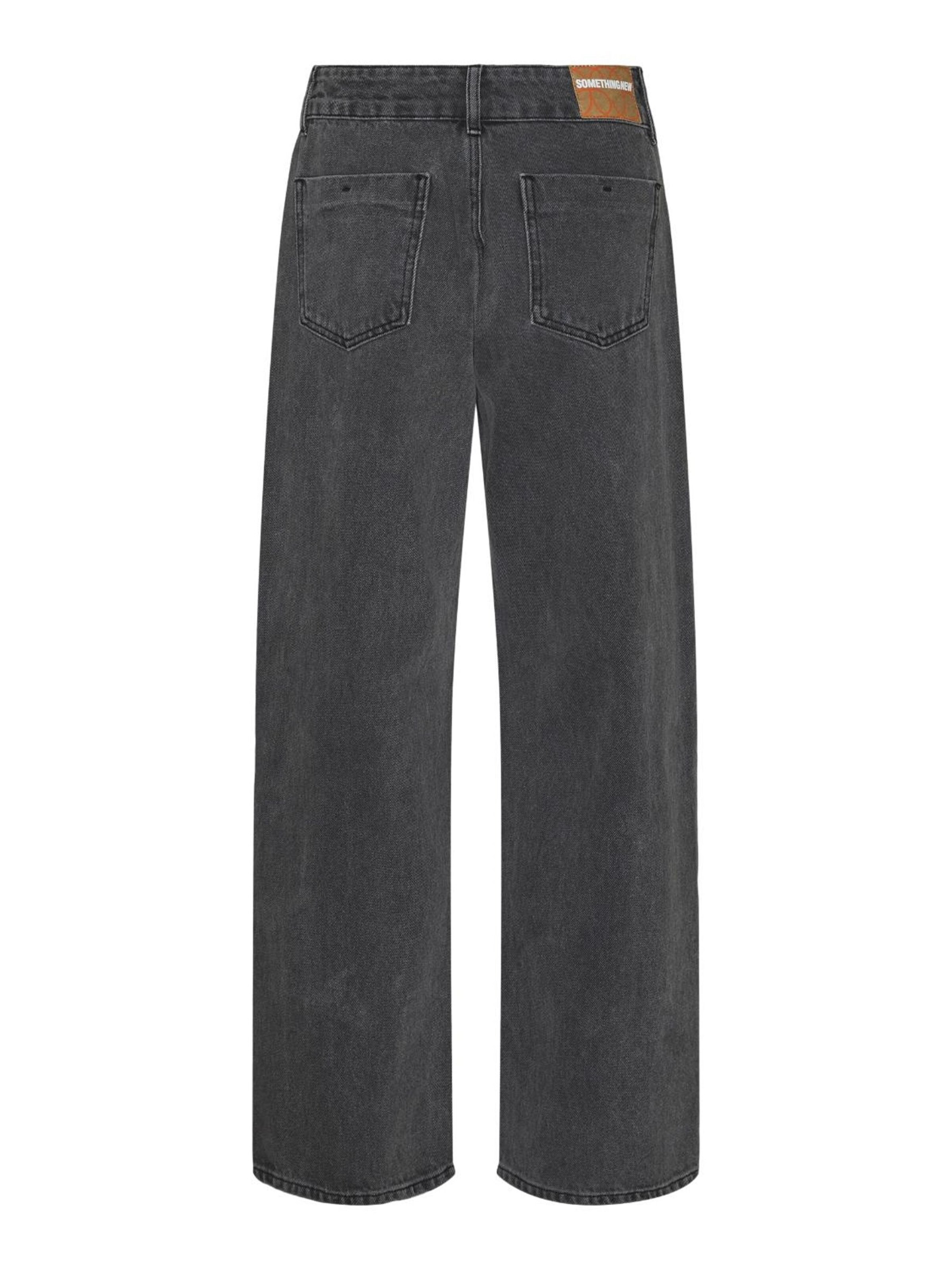 SOMETHINGNEW Wide Leg Jeans 'Rancy' in Grau