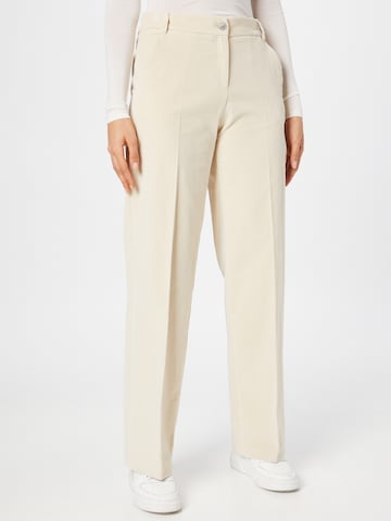 Wide leg Pantaloni 'Maine' di BRAX in beige: frontale