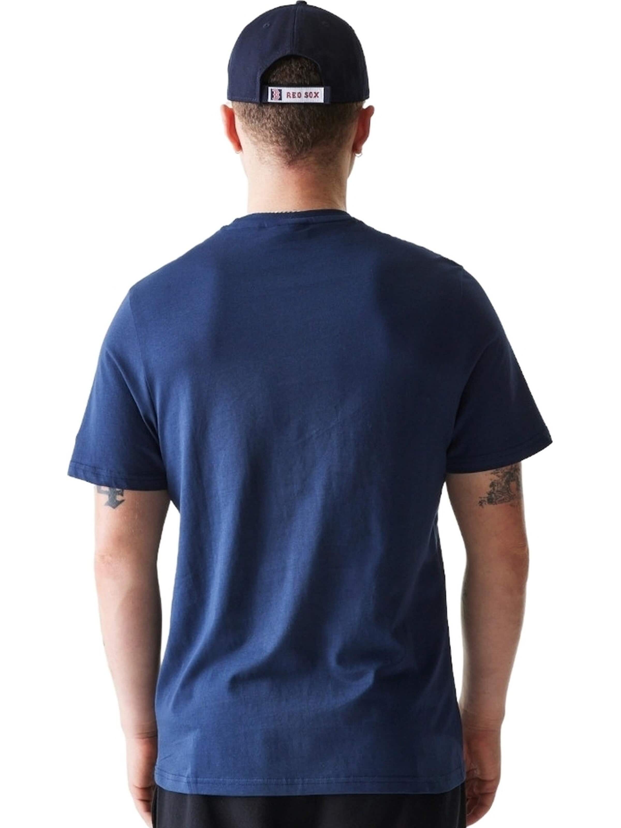NEW ERA - Camiseta 'Camiseta new era marino boston red sox nos mlb regular tee bosred' en azul