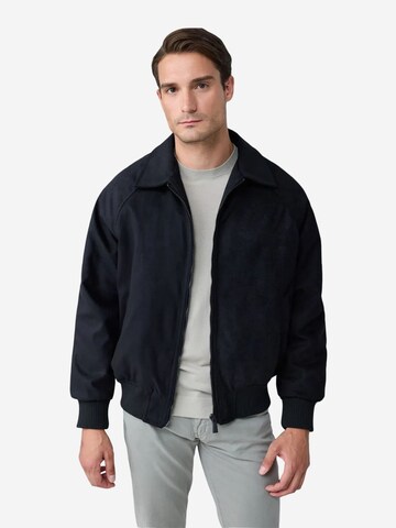 Veste d’hiver Danger en noir : devant