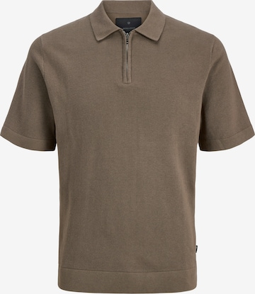 JACK & JONES Sweater in Brown: front