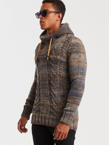 Leif Nelson Pullover in Braun