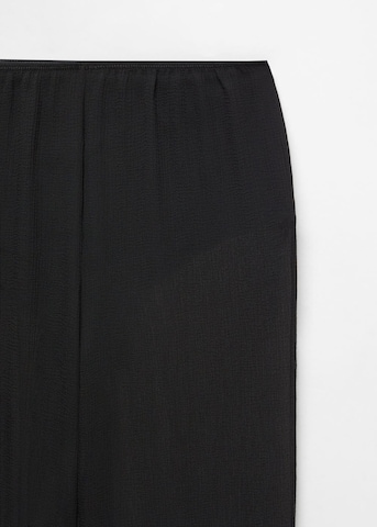 MANGO Wide Leg Hose 'Vincent' in Schwarz