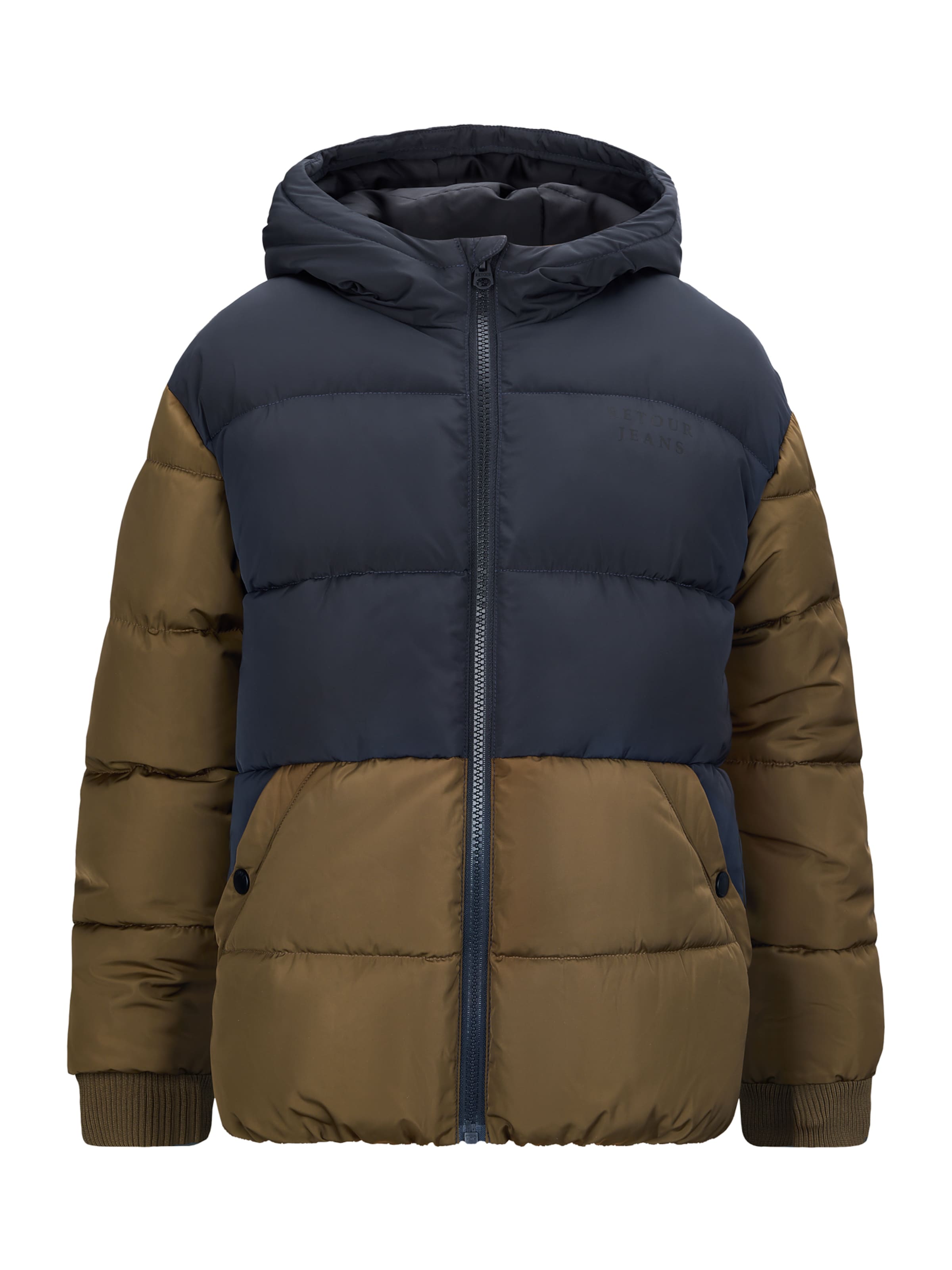 Veste d’hiver Retour Jeans en noir : devant