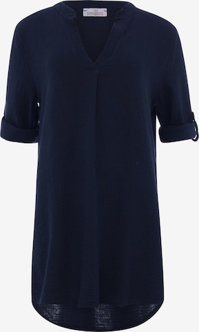Zwillingsherz Tunic 'Amelie' in Blue: front