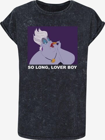 ABSOLUTE CULT Shirt 'Little Mermaid - Ursula So Long Lover Boy' in Zwart: voorkant