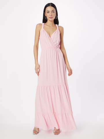 TFNC Suknia wieczorowa 'CRYSTAL' w kolorze różowy: przód