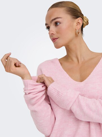 JDY Pullover 'JDYELANORA' in Lila