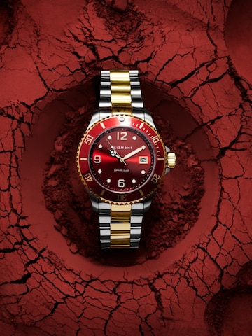 Seizmont Analog Watch 'Tide' in Red