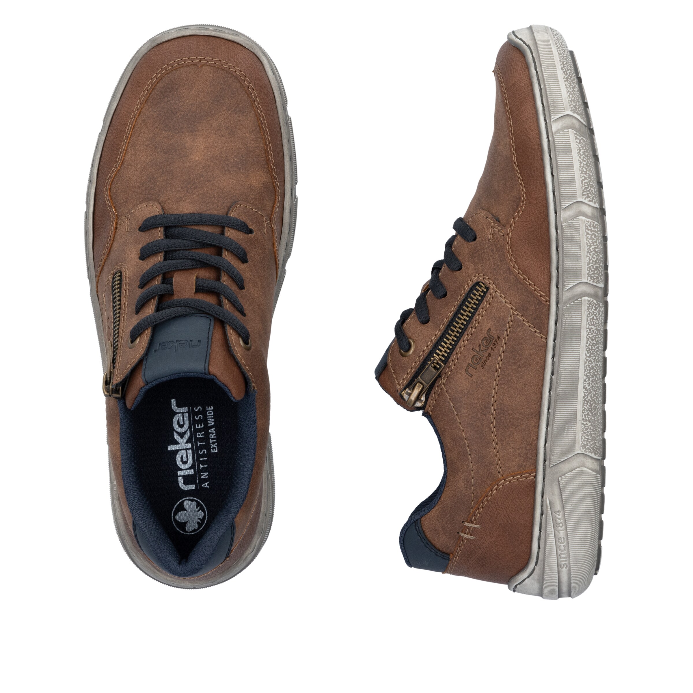 Chaussure de sport à lacets '04003' Rieker en marron