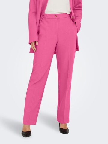 ONLY Regular Pantalon in Roze: voorkant