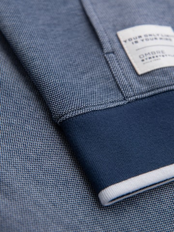 Ombre Sweatvest 'OM-SSZP-0191' in Blauw