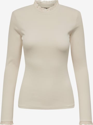 ONLY Shirt 'LESLIE' in Beige: voorkant