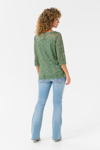 Chemisier 'Pria' Cream en vert